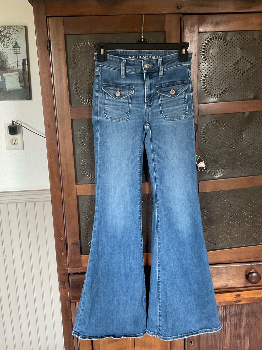 American Eagle Festival Flare Jeans 0